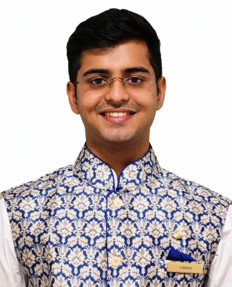 Himank Singh Jadon placed at The Oberoi Benguluru through PIHM Udaipur